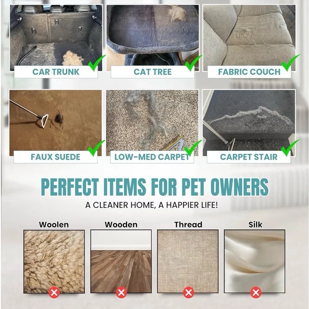 Enukycom Carpet Rake Pet Hair Removal